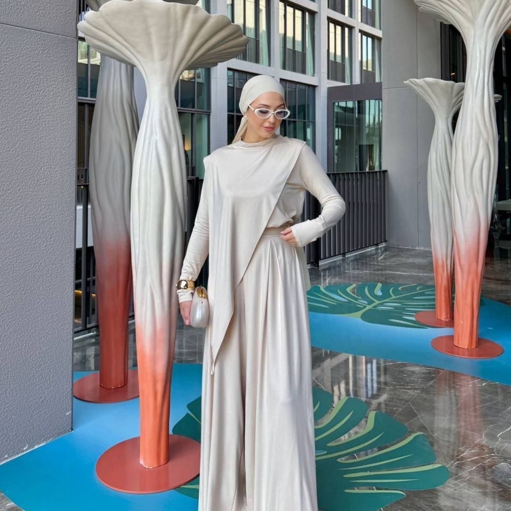 Elegant Cream Maxi Dress  Pre Order 14 Day Delivery Time